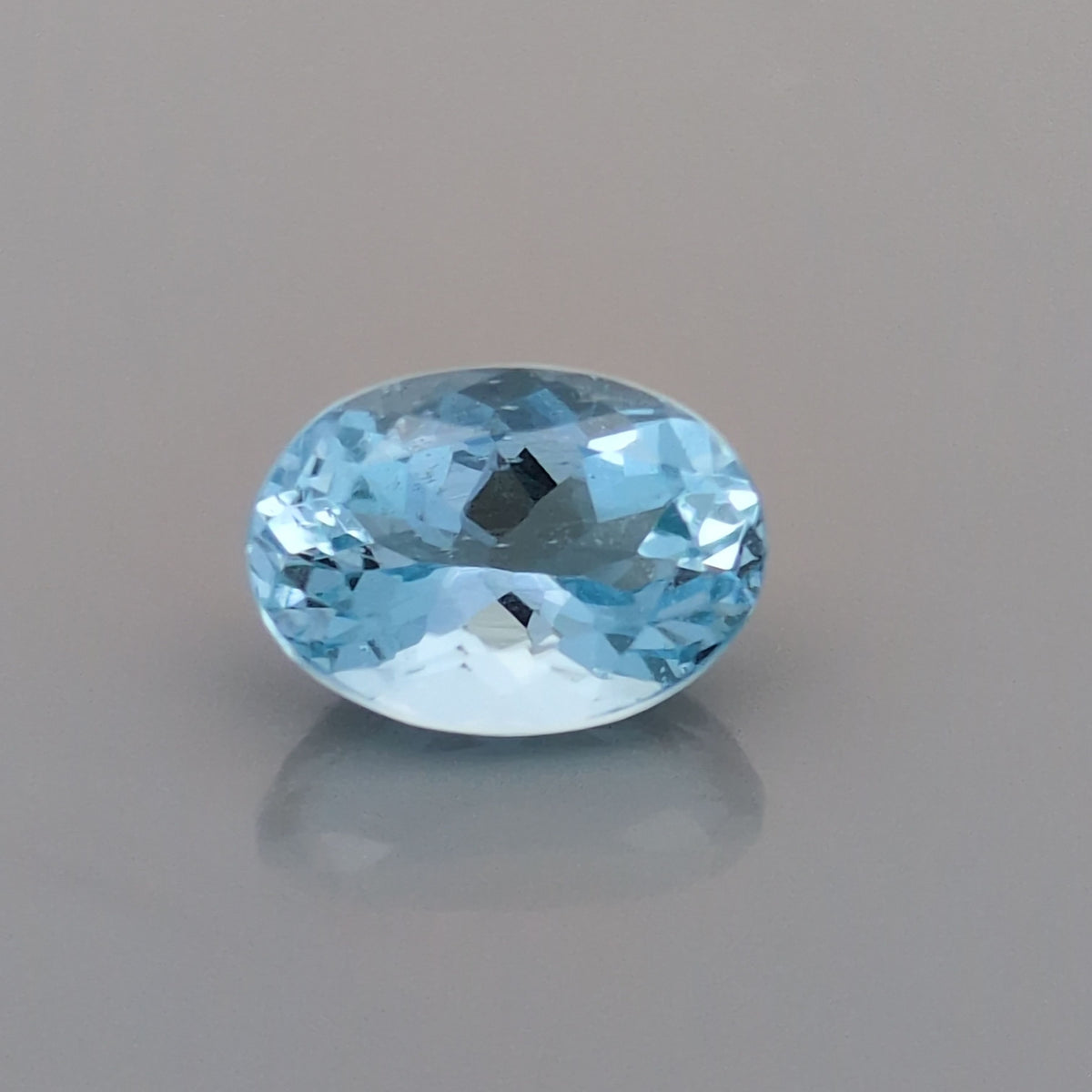 Oval Blue Aquamarine 0.84ct loose gemstone