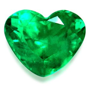 Heart Green Emerald 2.26ct loose gemstone