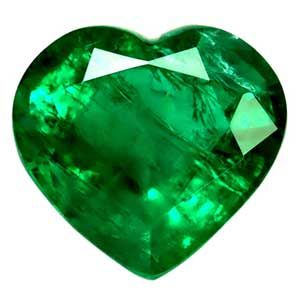 Heart Green Emerald 1.78ct loose gemstone