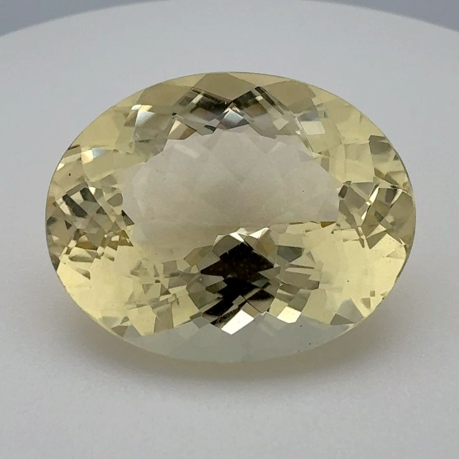 Oval Yellow Beryl 19.35ct loose gemstone