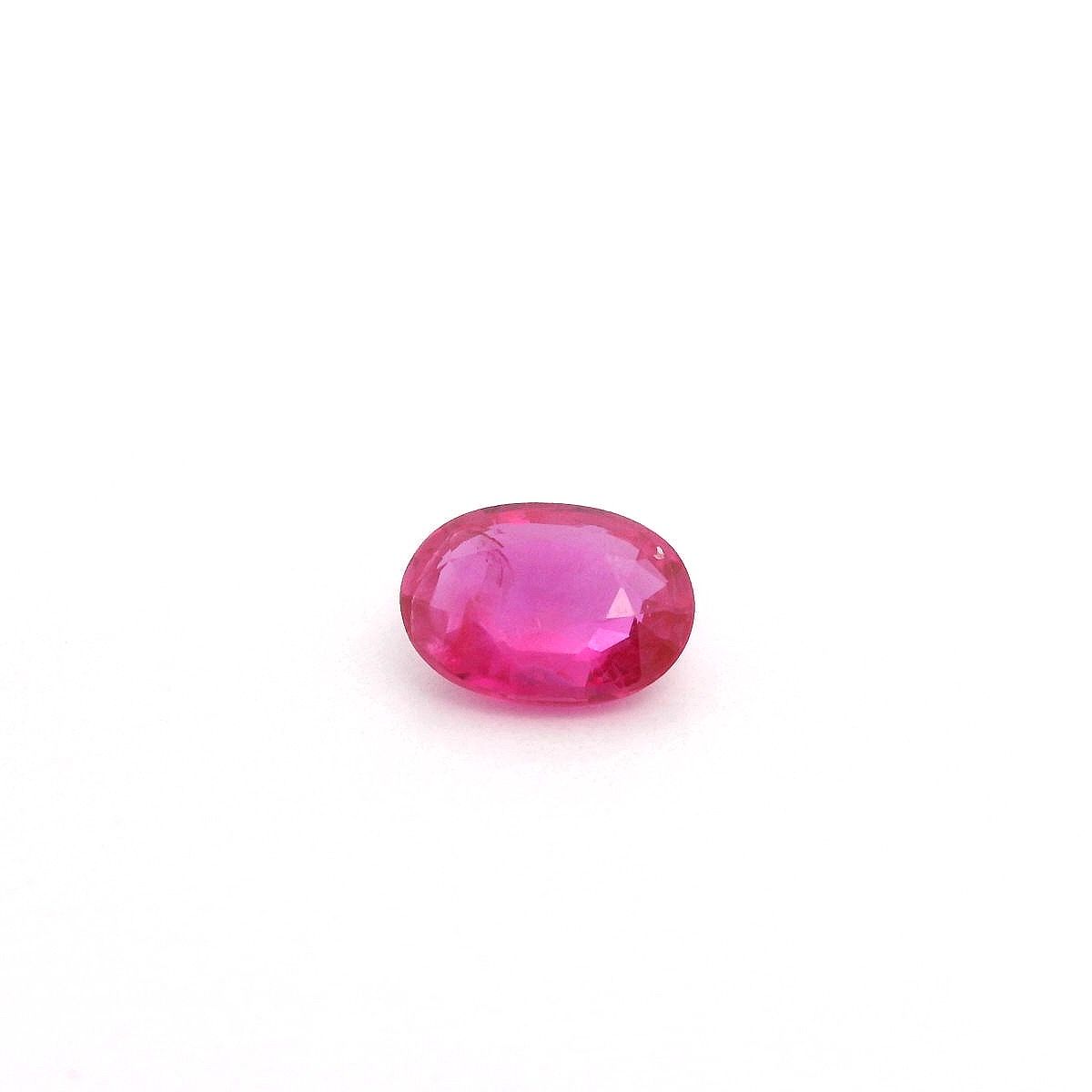 Oval Red Ruby 0.88ct loose gemstone