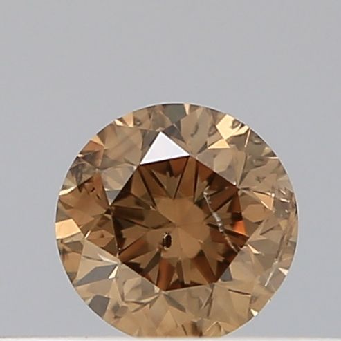 Round Fancy Brown Natural Diamond 0.23ct I1 loose diamond
