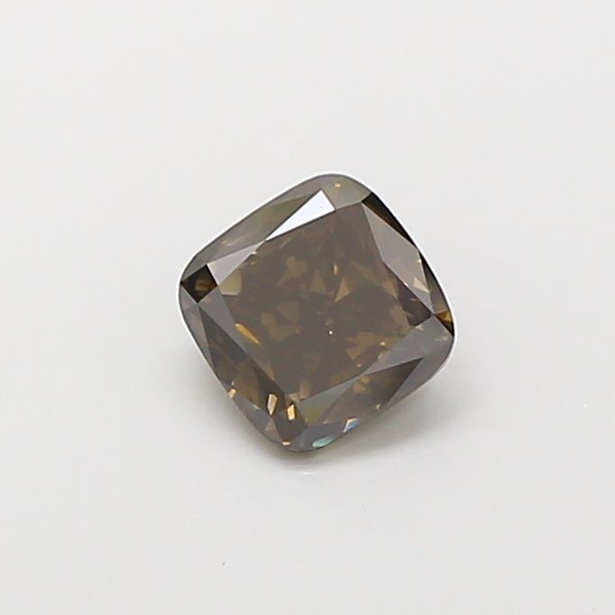 Cushion Fancy Yellow Gray Lab-grown Diamond 1.16ct VS1 loose diamond