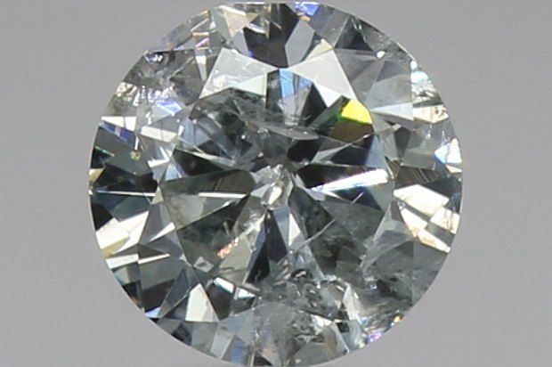 Round Fancy Light Green Gray Green Natural Diamond 0.47ct loose diamond