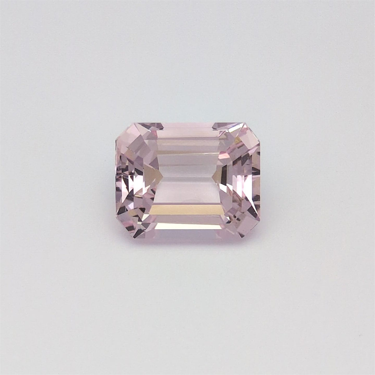 Octagonal Pink Morganite 3.34ct loose gemstone
