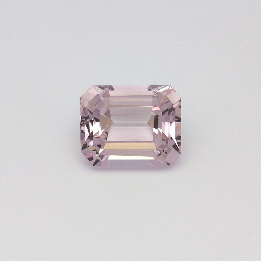 Octagonal Pink Morganite 3.34ct loose gemstone