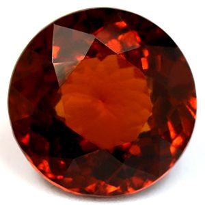 Round Orange Garnet 5.85ct loose gemstone