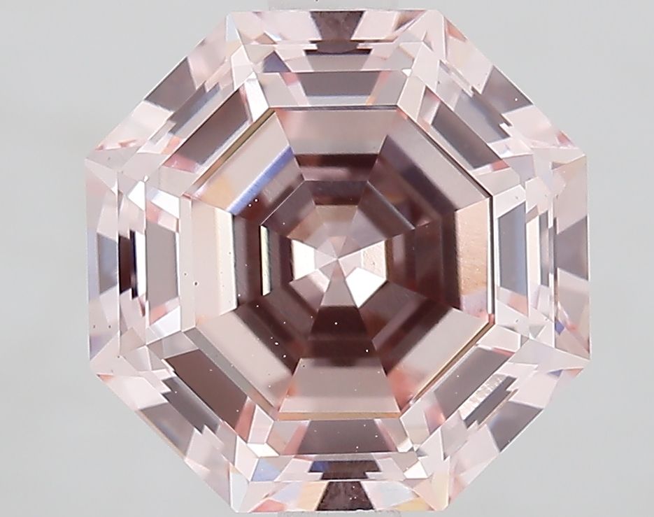 Octagonal Fancy Light Pink Lab-grown Diamond 2.77ct VS1 loose diamond