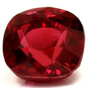 Cushion Red Ruby 1.3ct loose gemstone