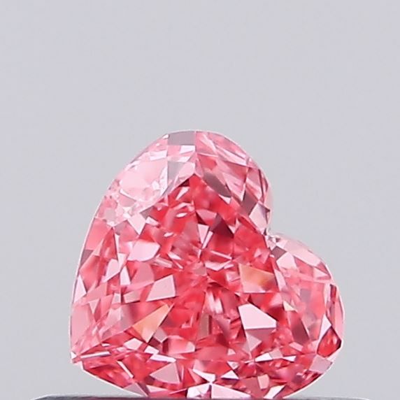 Heart Fancy Vivid Pink Lab-grown Diamond 0.32ct VVS2 loose diamond