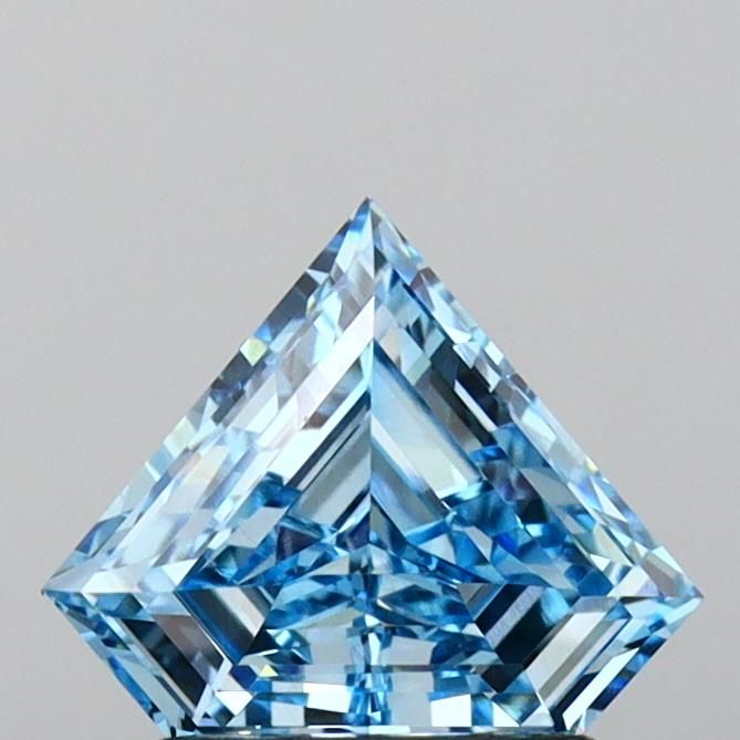 Pentagonal Fancy Intense Blue Lab-grown Diamond 1.05ct VVS2 loose diamond