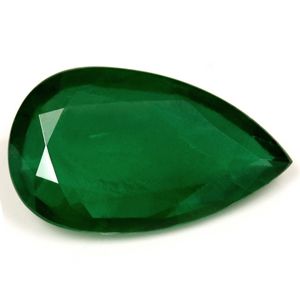 Pear Green Emerald 2.98ct loose gemstone