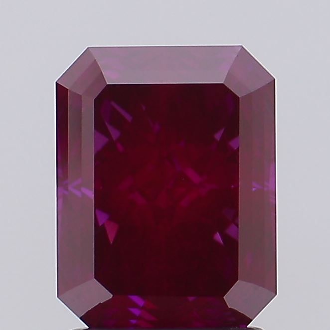 Radiant Fancy Vivid Red Lab-grown Diamond 2.05ct VVS2 loose diamond