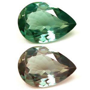 Pear Green Alexandrite 0.68ct loose gemstone