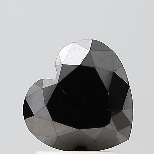 Heart Black Natural Diamond 1.89ct VVS2 loose diamond