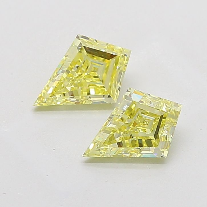 Kite Fancy Intense Yellow Lab-grown Diamond 1ct VVS2 loose diamond