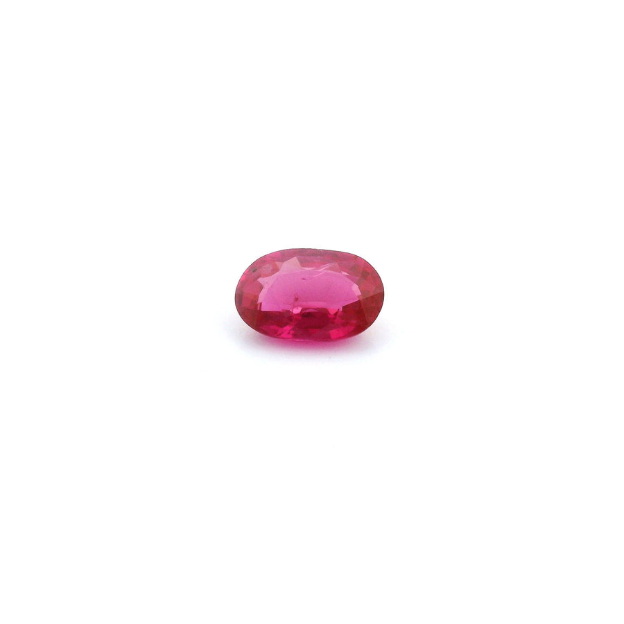 Oval Red Ruby 0.54ct loose gemstone
