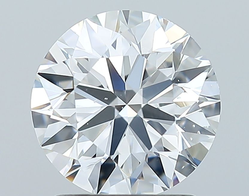 Round Natural Diamond 1.70ct D VS2