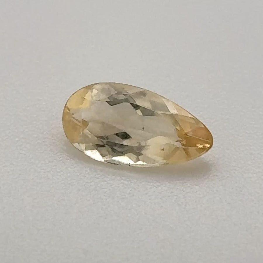 Pear Yellow Topaz 0.575ct loose gemstone