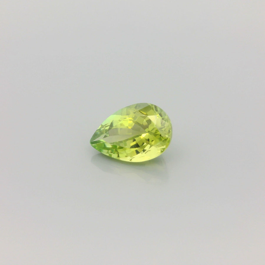 Pear Green Tourmaline 1.58ct loose gemstone