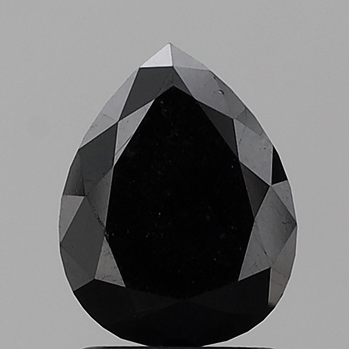 Pear Black Natural Diamond 2.12ct VVS2 loose diamond