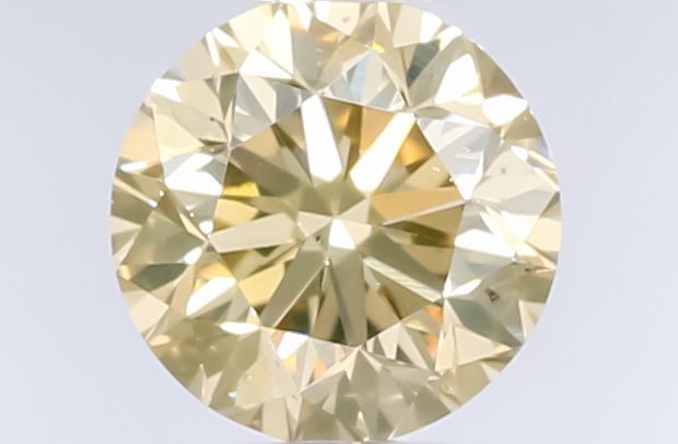 Round Fancy Brownish Yellow Natural Diamond 0.5ct VS2 loose diamond