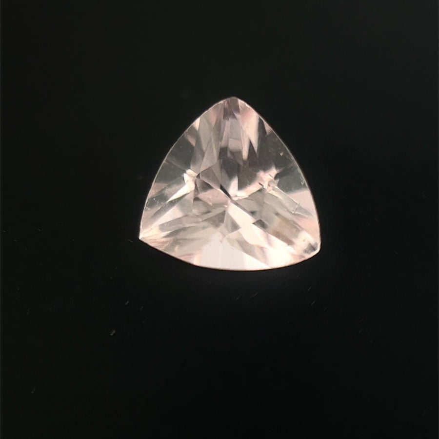 Trilliant Pink Morganite 0.6ct loose gemstone