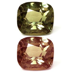 Cushion Green Alexandrite 0.68ct loose gemstone