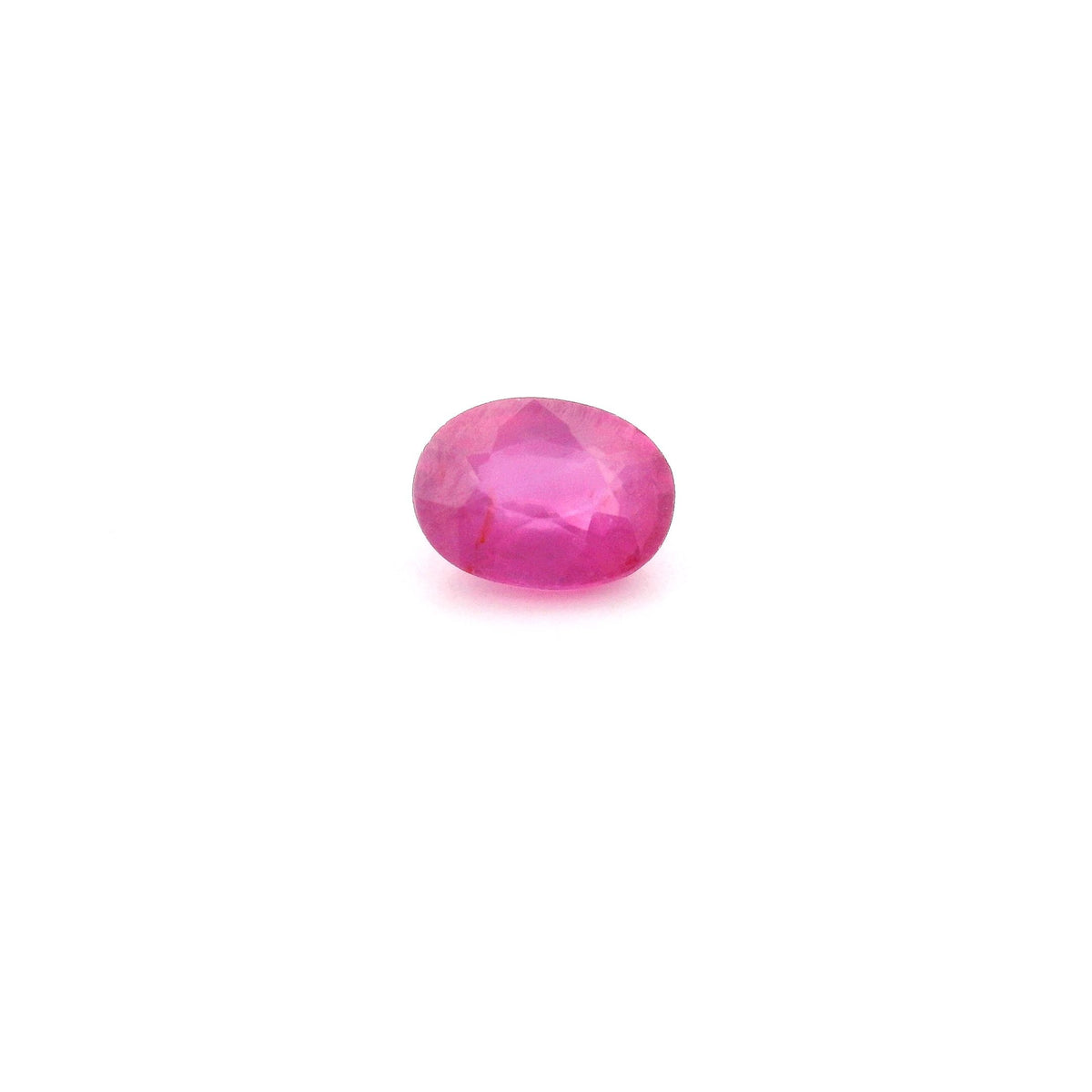 Oval Red Ruby 0.73ct loose gemstone