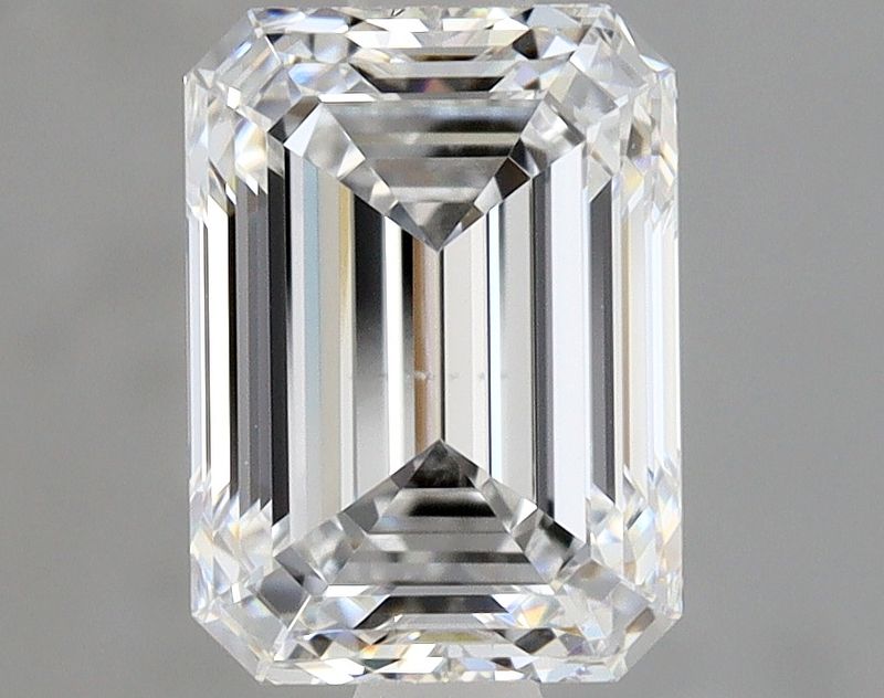 Emerald Natural Diamond 1.51ct D VS2