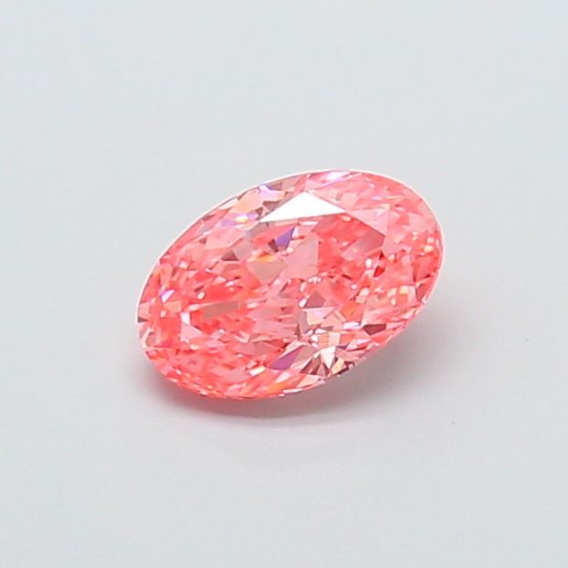 Oval Fancy Vivid Pink Lab-grown Diamond 1.33ct VS1 loose diamond