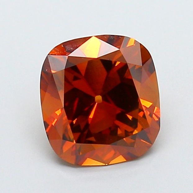 Cushion Fancy Brownish Orange Lab-grown Diamond 2.33ct VS1 loose diamond