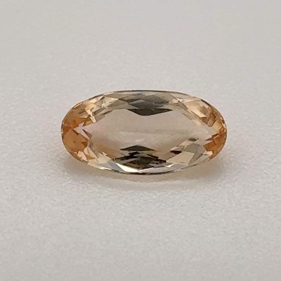 Oval Yellow Topaz 0.535ct loose gemstone