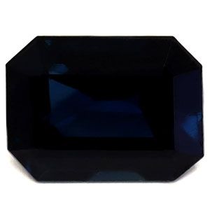 Emerald Blue Sapphire 2.01ct loose gemstone