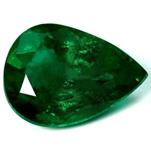Pear Green Emerald 1.8ct loose gemstone