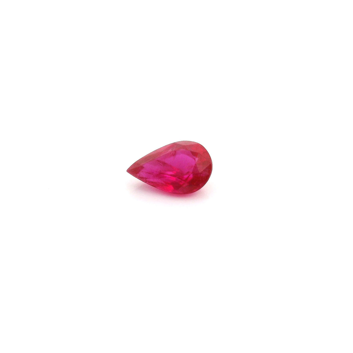 Pear Red Ruby 0.49ct loose gemstone