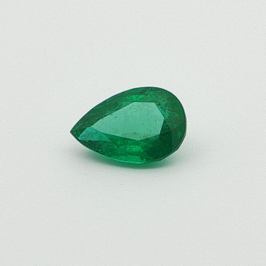 Pear Green Emerald 2.11ct loose gemstone