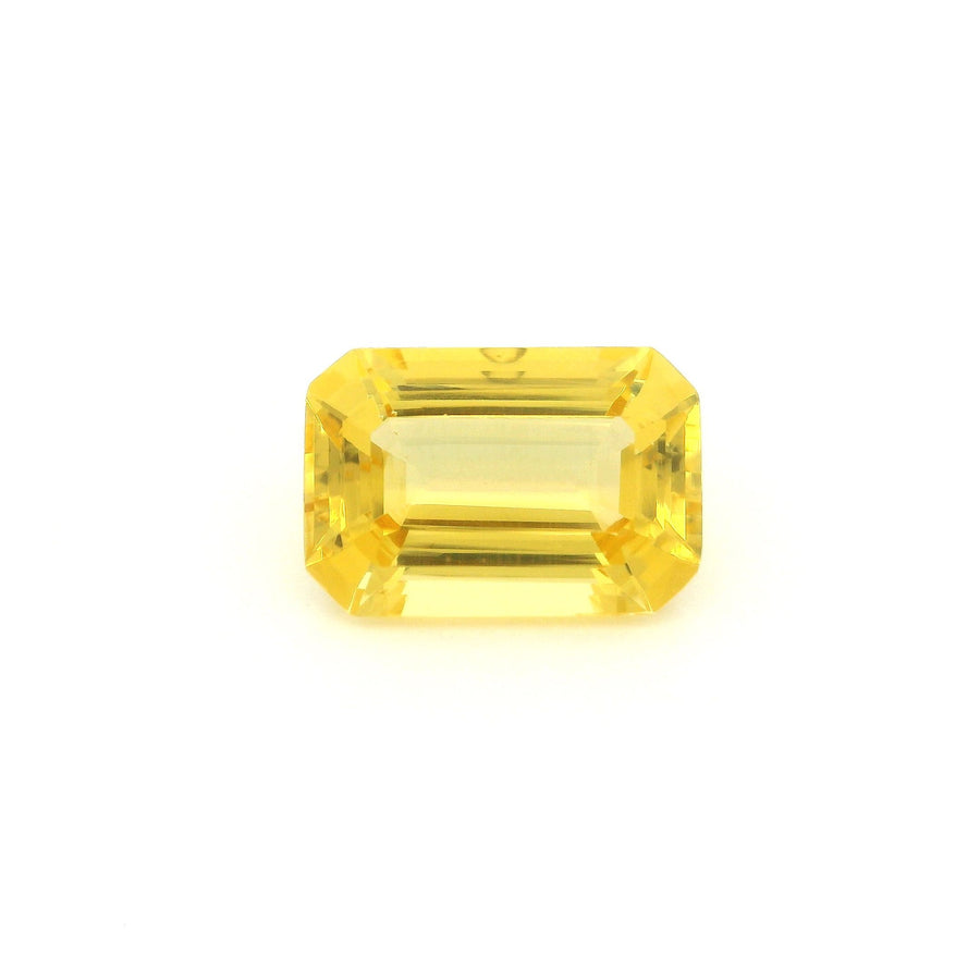 Octagonal Yellow Heliodor 3.84ct loose gemstone