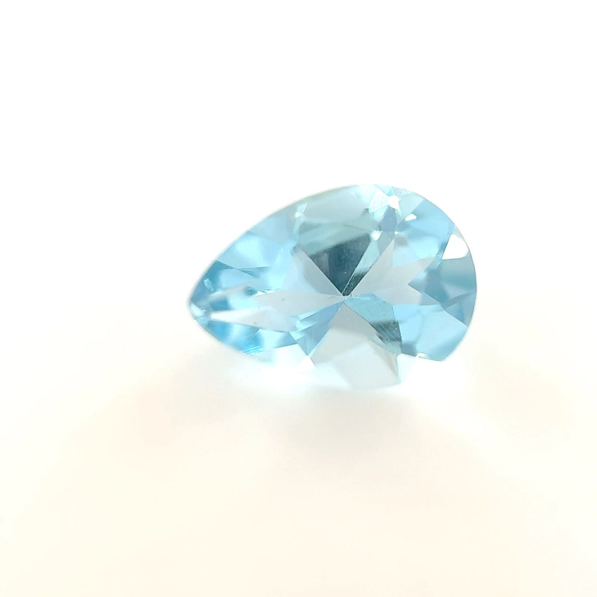 Pear Blue Aquamarine 0.58ct loose gemstone
