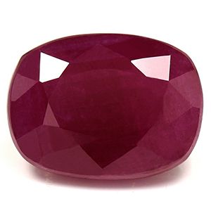 Cushion Red Ruby 3.76ct loose gemstone