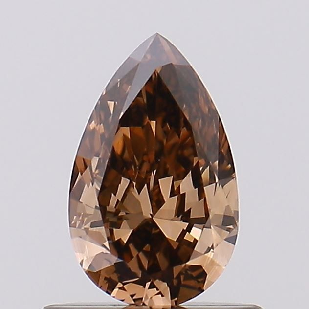 Pear Fancy Brown Lab-grown Diamond 0.44ct VS1 loose diamond