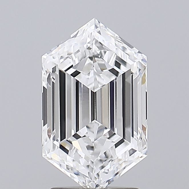 Hexagonal Lab-Grown Diamond 2.53ct D VVS1