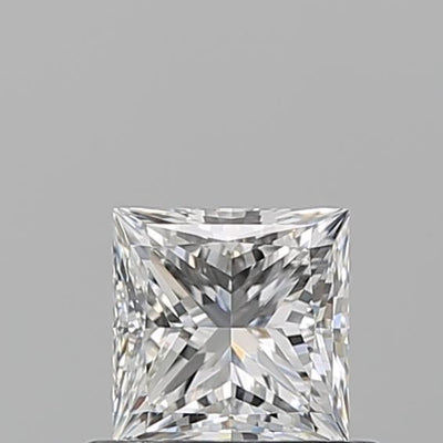 Princess Natural Diamond 0.62ct F VVS2