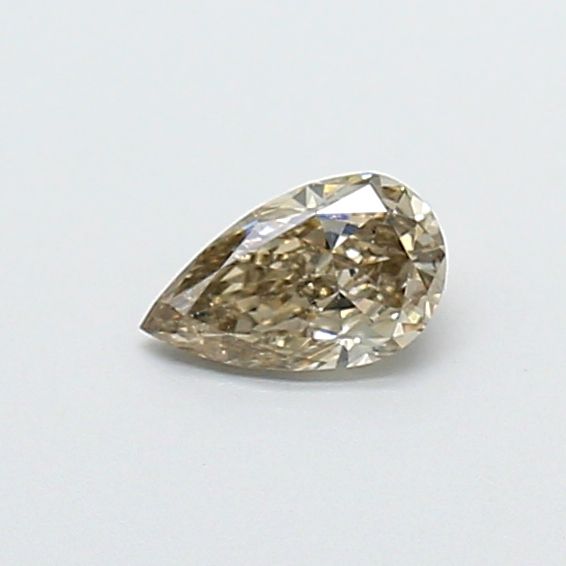 Pear Fancy Vivid Brown Lab-grown Diamond 0.28ct VS1 loose diamond