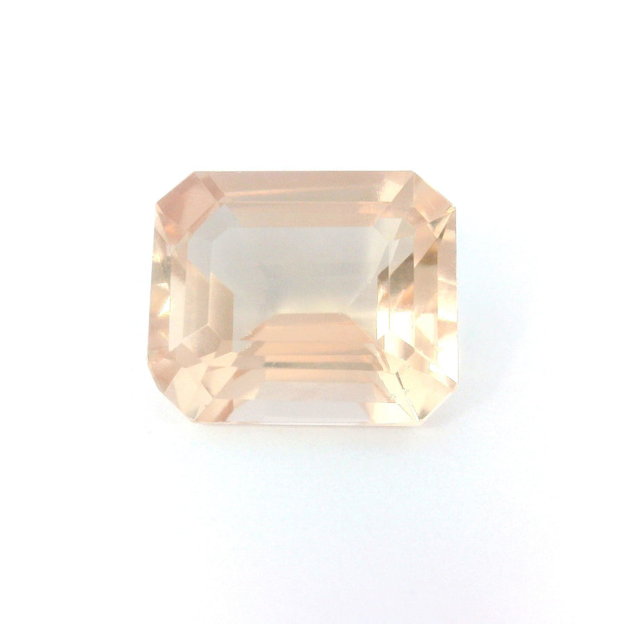 Octagonal Pink Morganite 5.89ct loose gemstone
