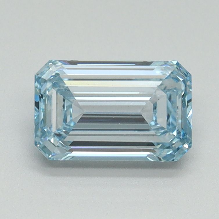 Emerald Fancy Intense Blue Lab-grown Diamond 1.02ct VS1 loose diamond