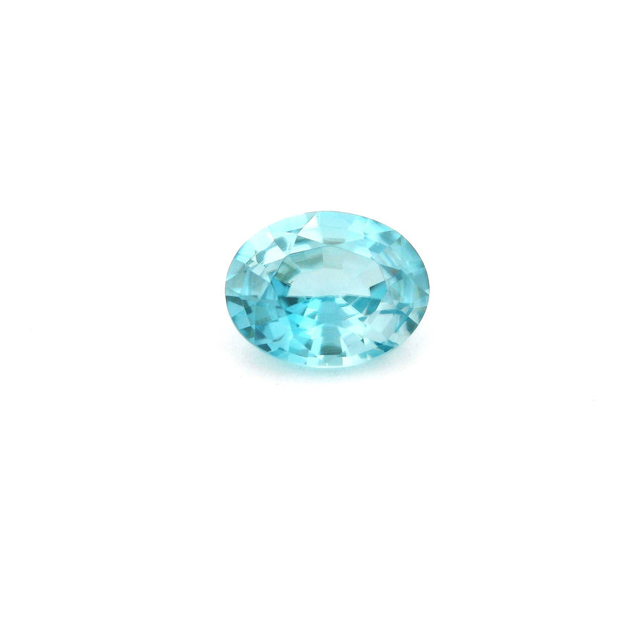 Oval Blue Zircon 2.6ct loose gemstone
