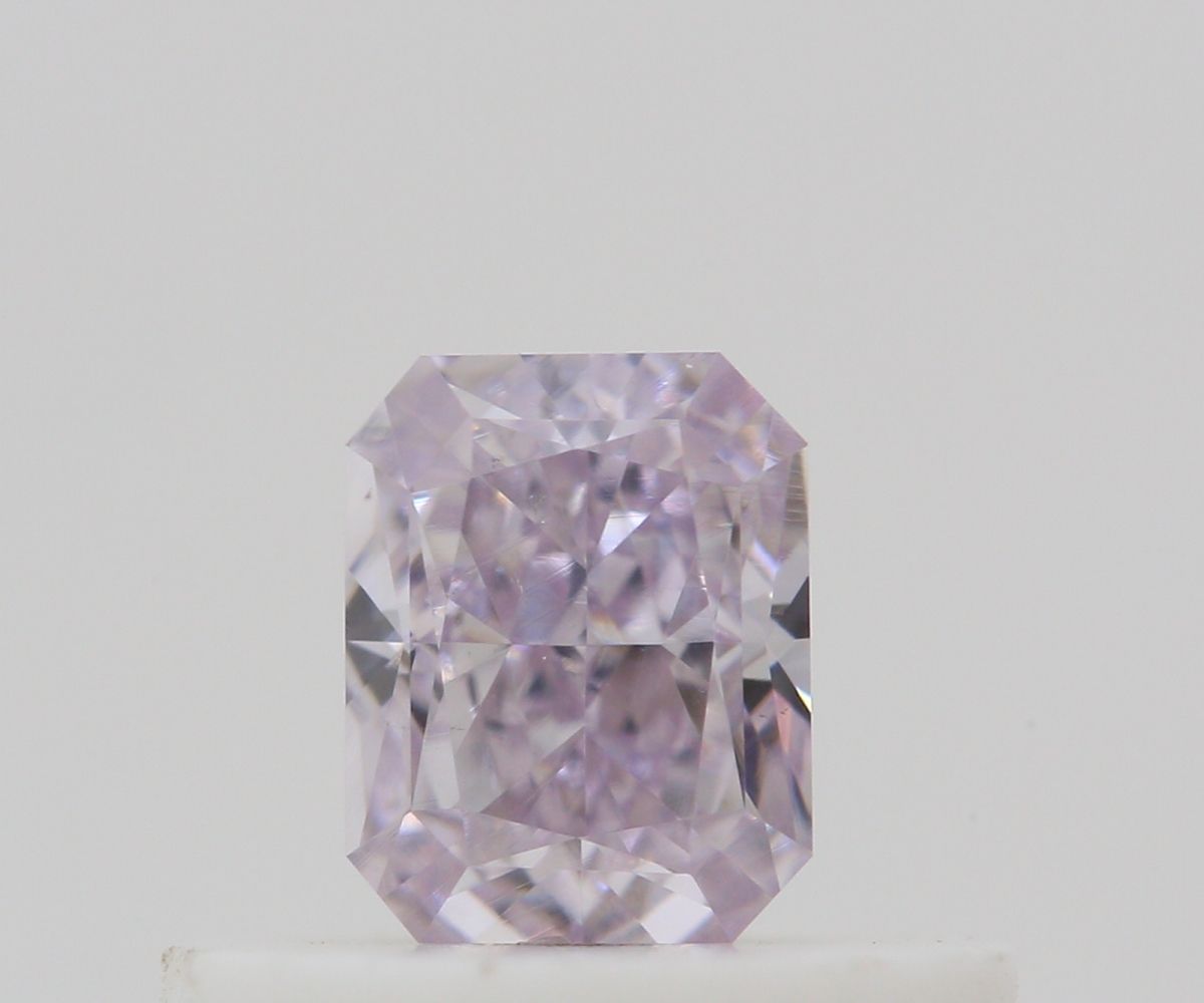 Radiant Fancy Light Purplish Pink Natural Diamond 0.31ct SI1 loose diamond