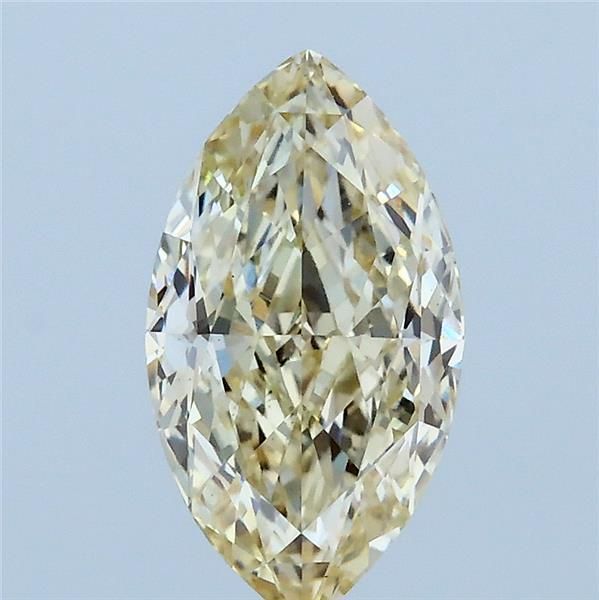Marquise Fancy Light Yellow Lab-grown Diamond 1.54ct VS1 loose diamond