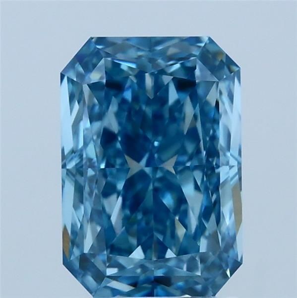 Radiant Fancy Vivid Blue Lab-grown Diamond 2.06ct VS1 loose diamond